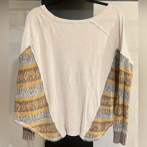 Free People Sinner Oversized Knit Pullover Sweater XS - Picture 3 of 3